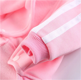Pet Clothing - Fashionable Adidog (Pink)
