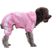 Pet Clothing - Fashionable Adidog (Pink)