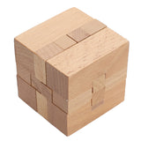 Wooden Cube Brainteaser Puzzle