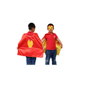 Super Hero Cape & Mask Dress-up Set - Kids Dress Up and Play Set