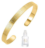 Ayatul Kursi Cuff Bangle with 3ml Grandeur Attar