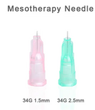 34G Hypodermic Needles - Medical Disposable Meso Needles (2.5mm)