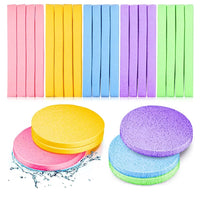 Compressed Facial Sponges - Pack of 100