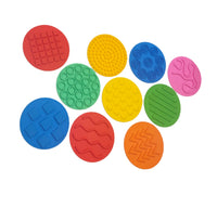 Large Silly Patterned Silicone Sensory Circle Pads (25cm)