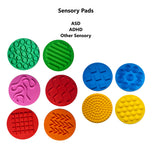 Large Silly Patterned Silicone Sensory Circle Pads (25cm)