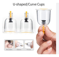 U-shaped hijama cups