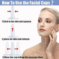 Medical Grade Silicone Facial Cupping Set