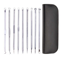 Blackhead Removal Tool Kit (Professional and Home Use) - 9Pieces