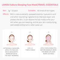 Sakura Rose Hydrating Facial Sleeping Mask